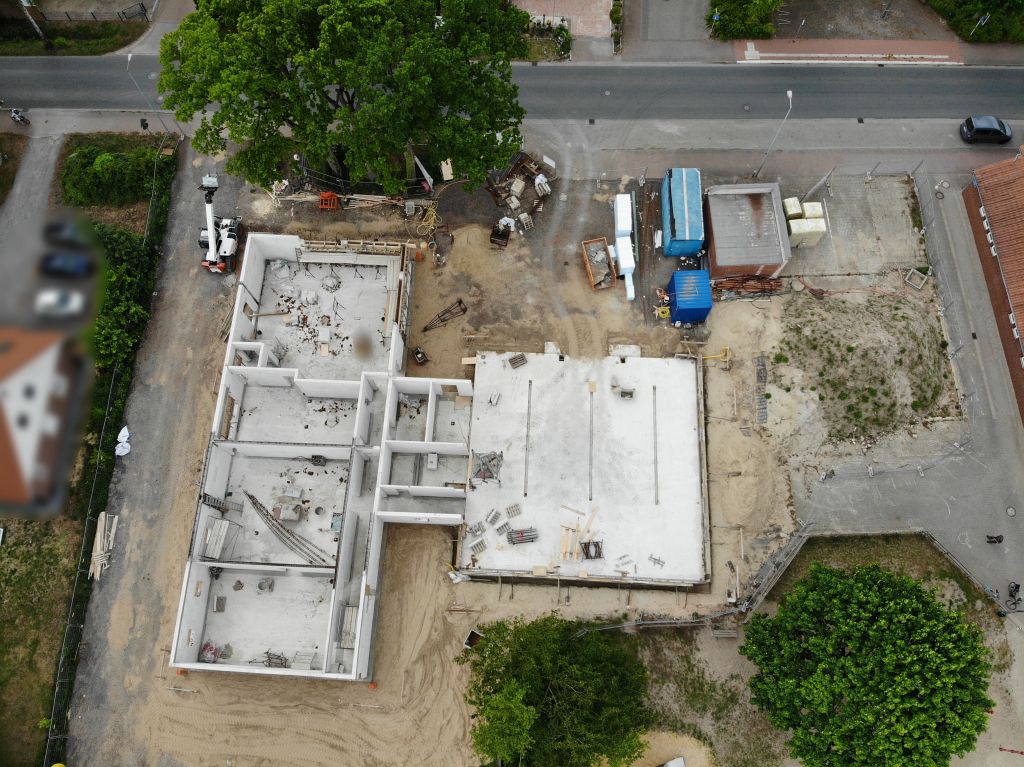 Die Abbildung zeigt das neue Feuerwehrgerätehaus Otternhagen am 16.05.2020.