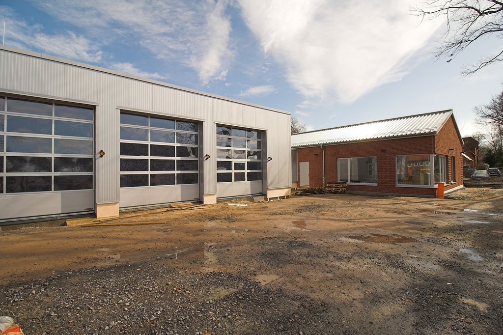 Das neue Feuerwehrgerätehaus Otternhagen in der Außenansicht.
