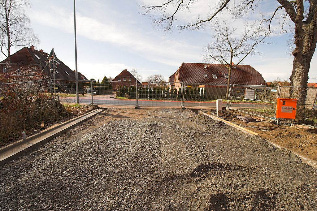 Die Zufahrt zur Otternhagener Straße.