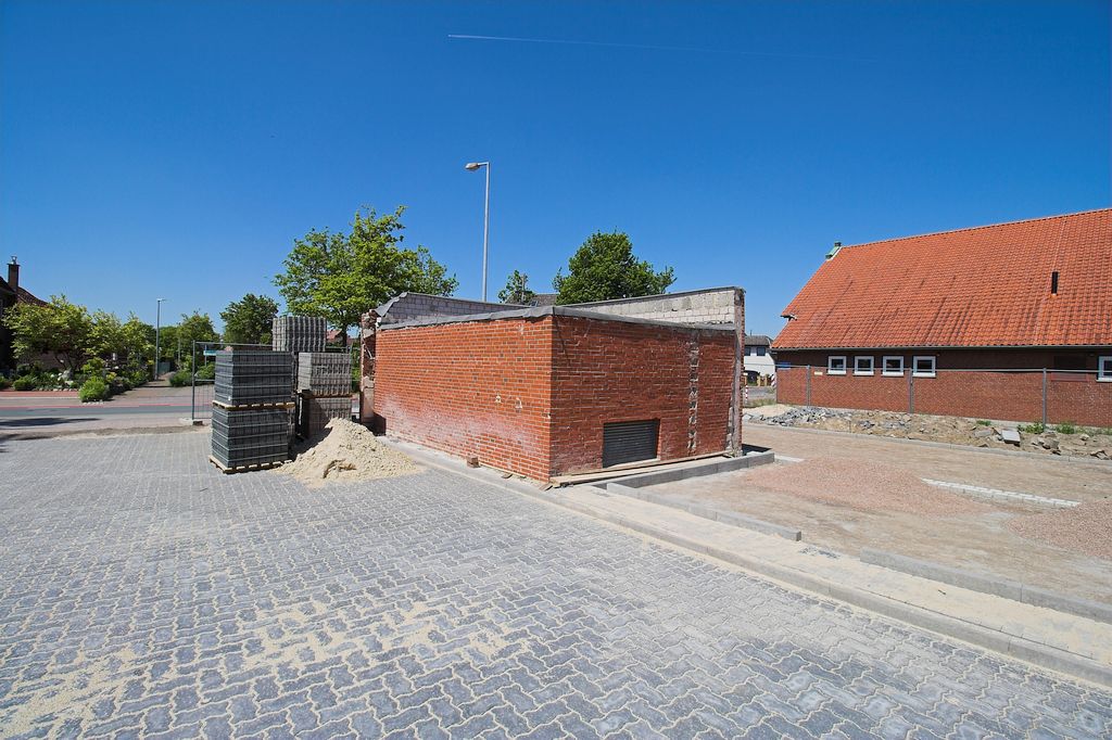 Das Transformatorenhaus war im ehemaligen Feuerwehrgerätehaus integriert.